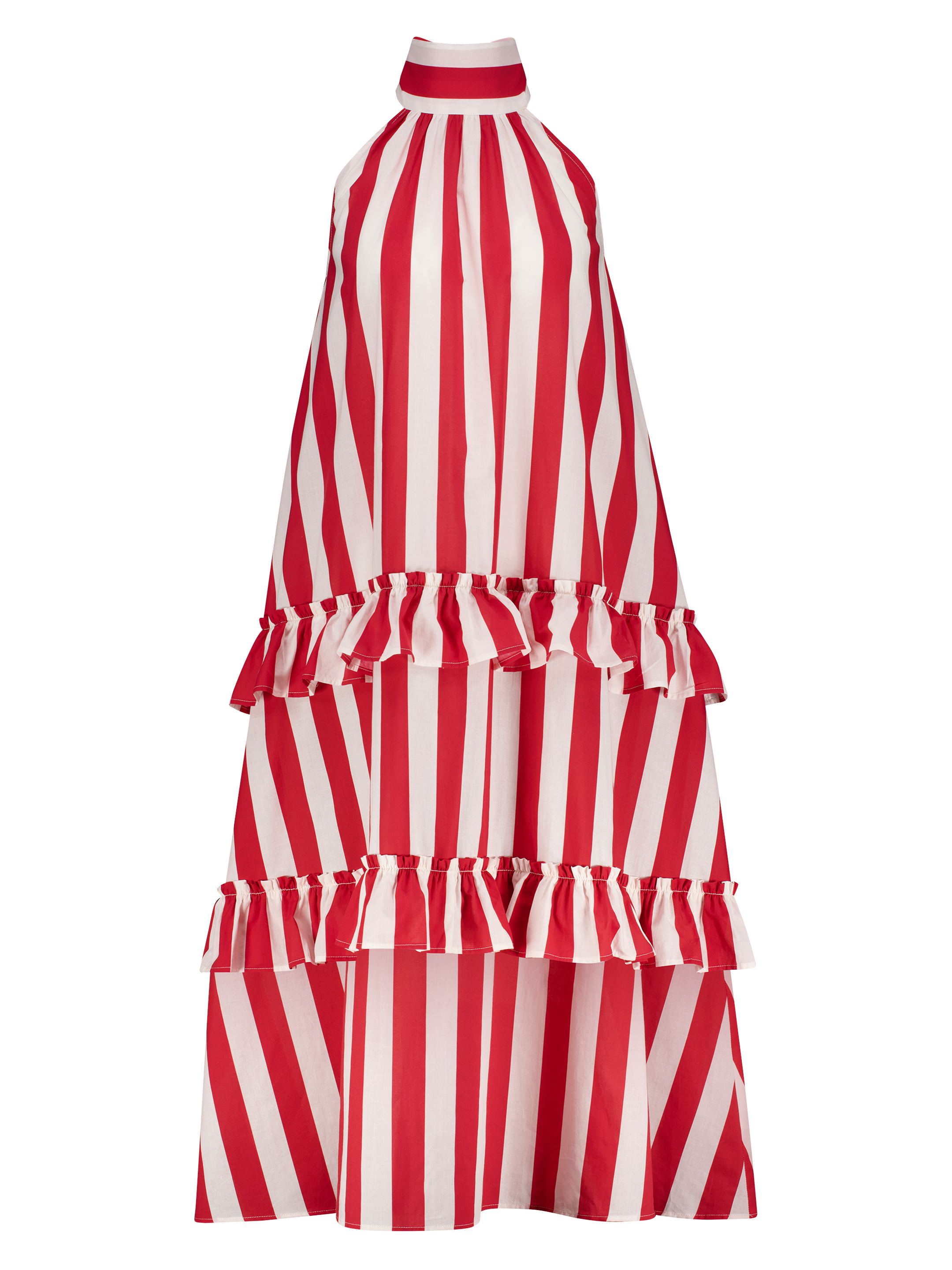Dress Stripes Red and White Singapore GirlsMustHave