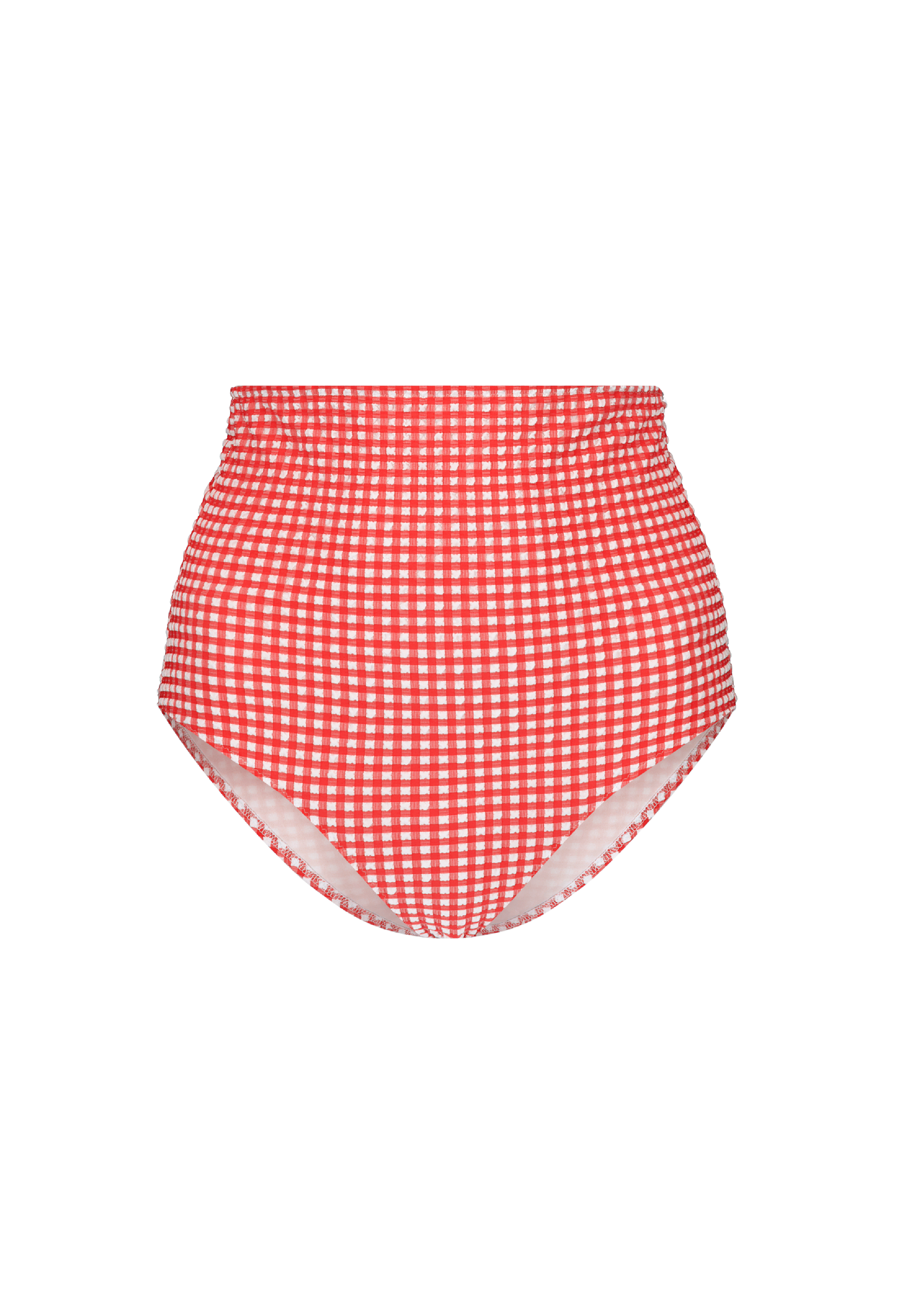 Ara - High-waisted bikini brief Vichy