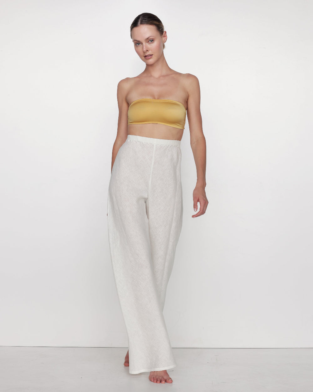 Bo - Weite Leinenhose | Beachwear chic