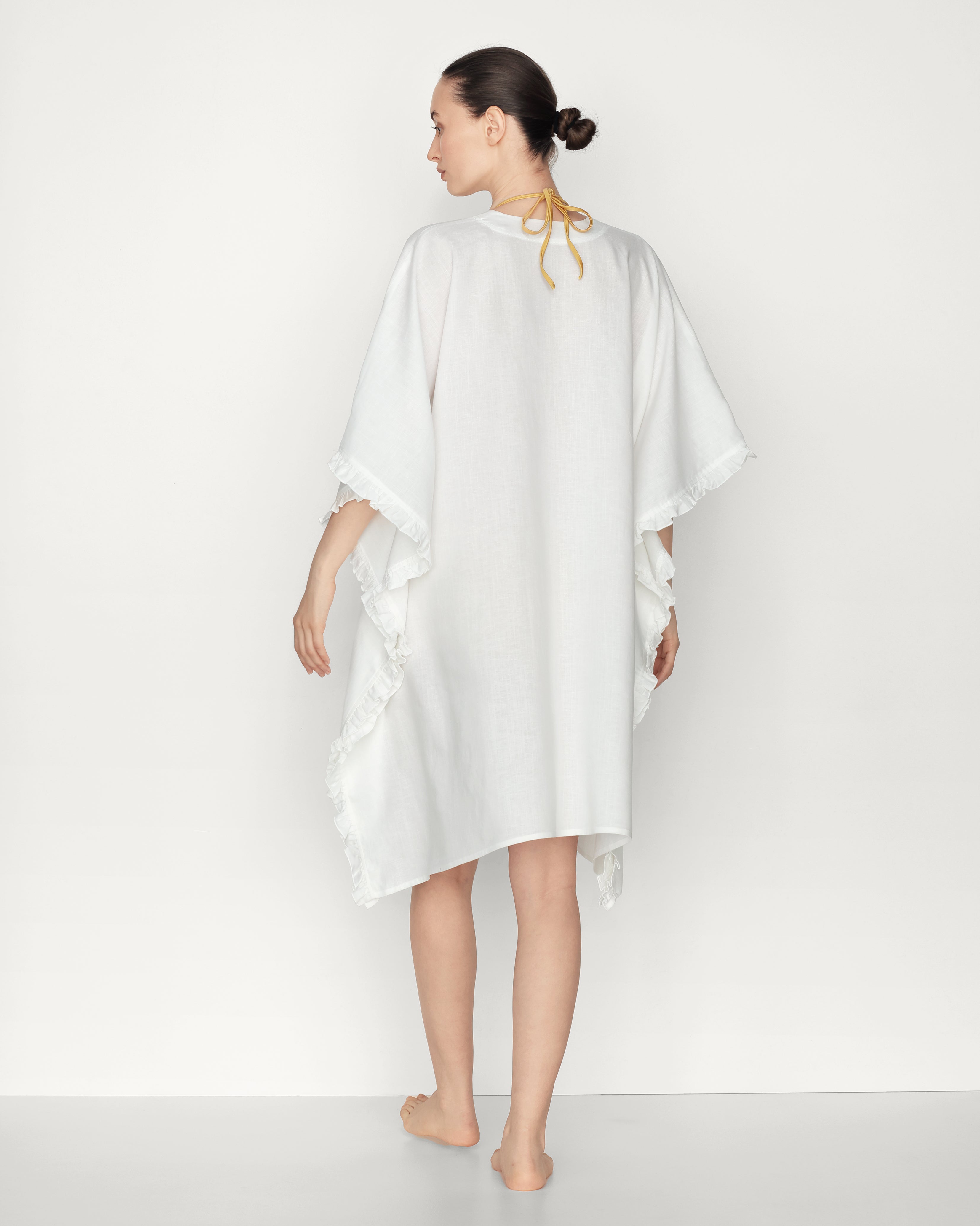 Karen - Kaftan court - Voile de coton