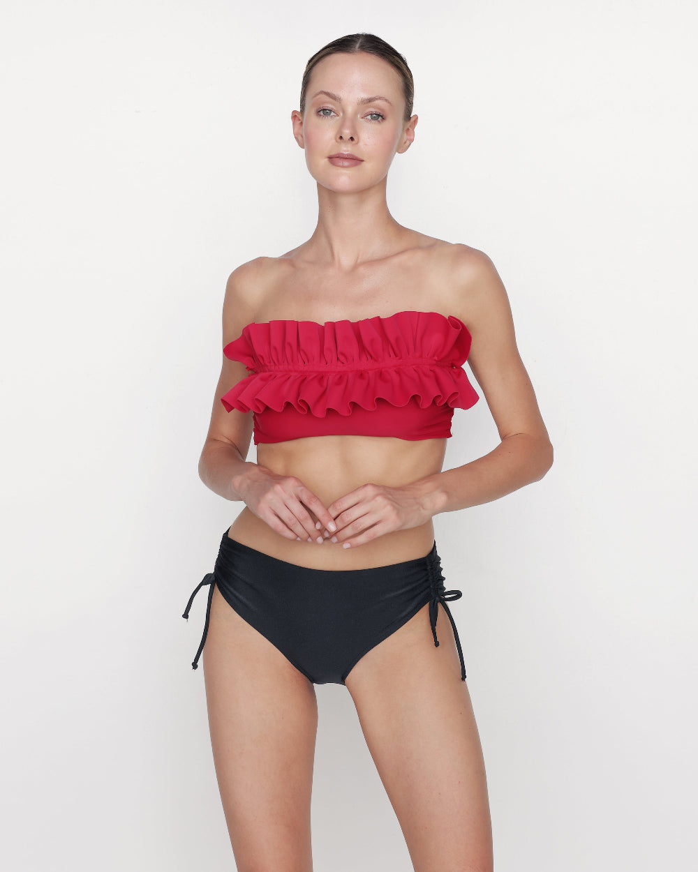Nath - Ruffled bandeau top