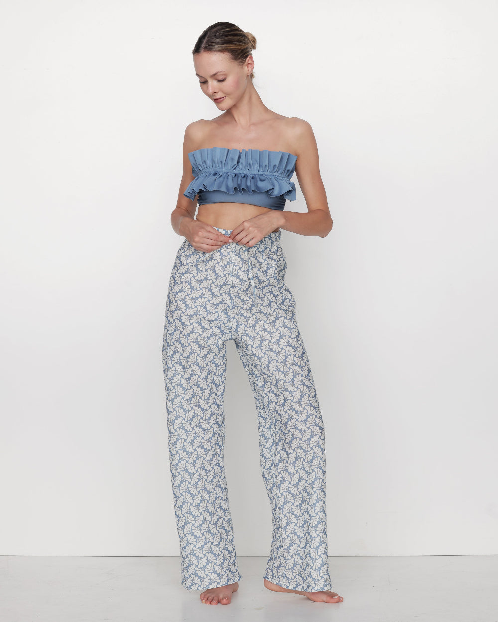 Bo - Weite Leinenhose