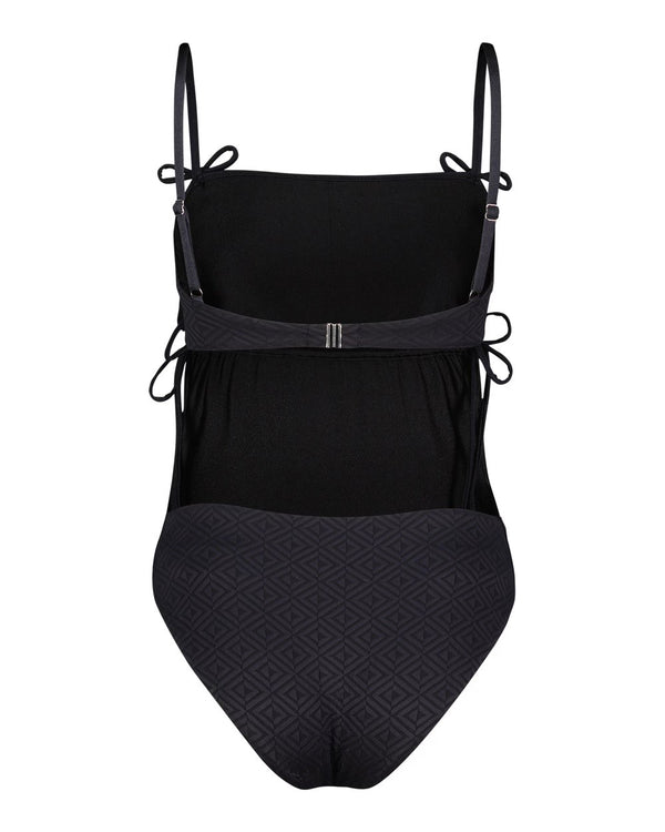 MARILYN Alvaraz Black - One-Piece Luxury Swimsuit