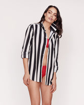 Shirt Stripes Black and White  Singapore GirlsMustHave