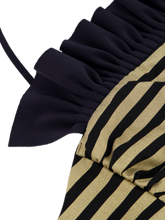 Bikini Luxe Stripes Black Gold Dubai GirlsMustHave