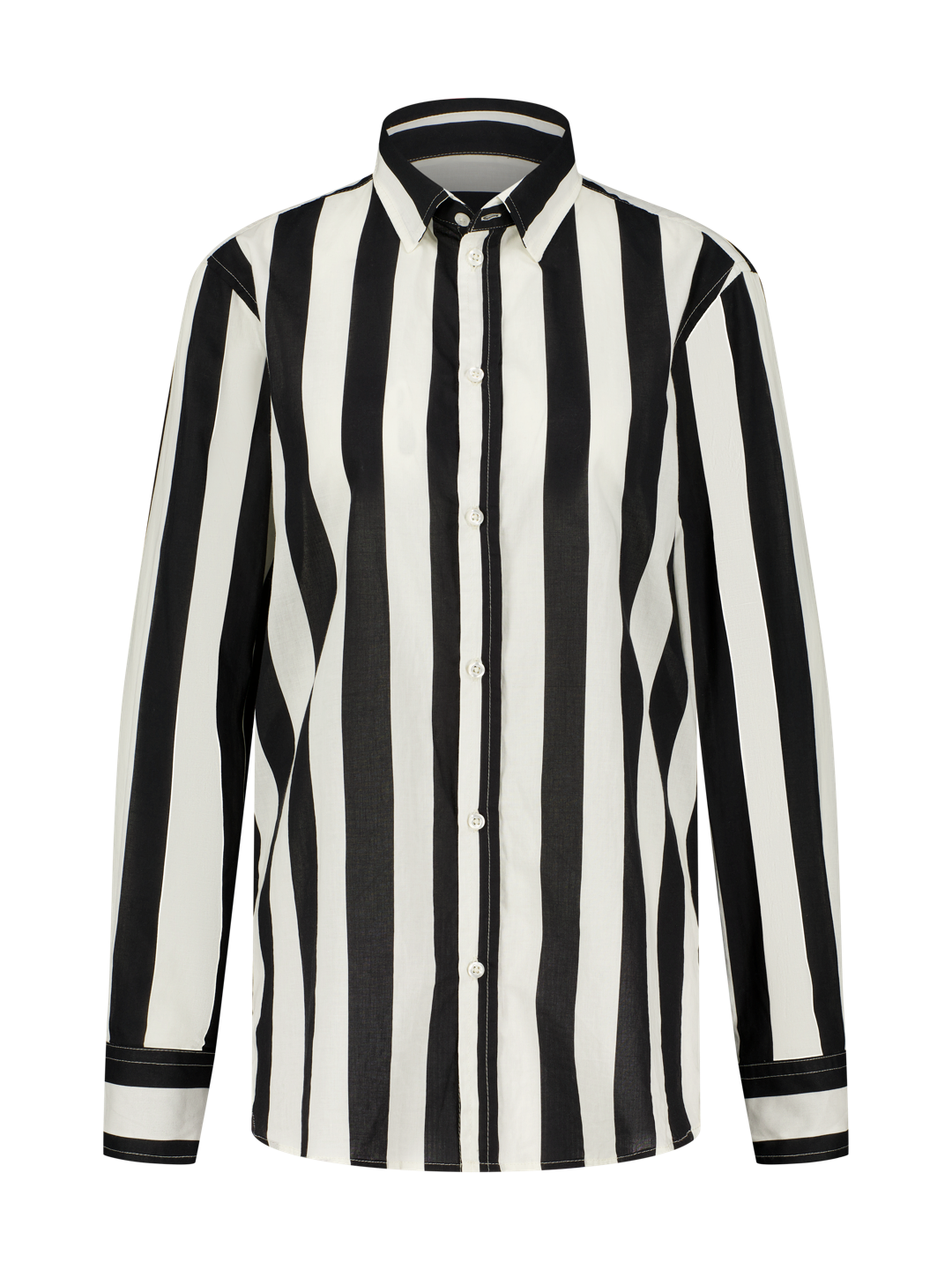 Shirt Stripes Black and White Singapore GirlsMustHave