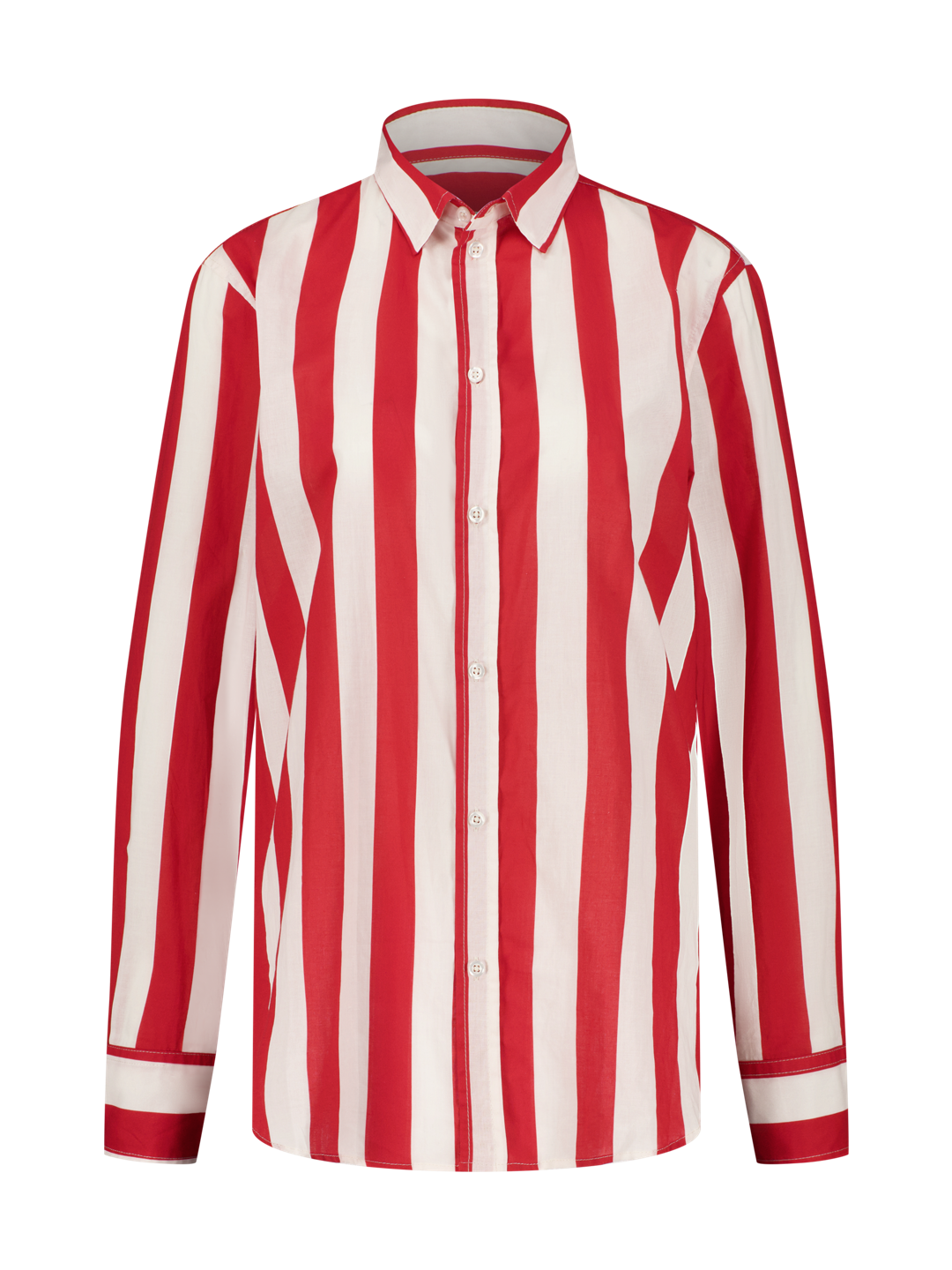 Shirt Stripes Red and White Singapore GirlsMustHave
