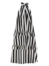 Kleid Streifen Schwarz und Weiß Singapore GirlsMustHave