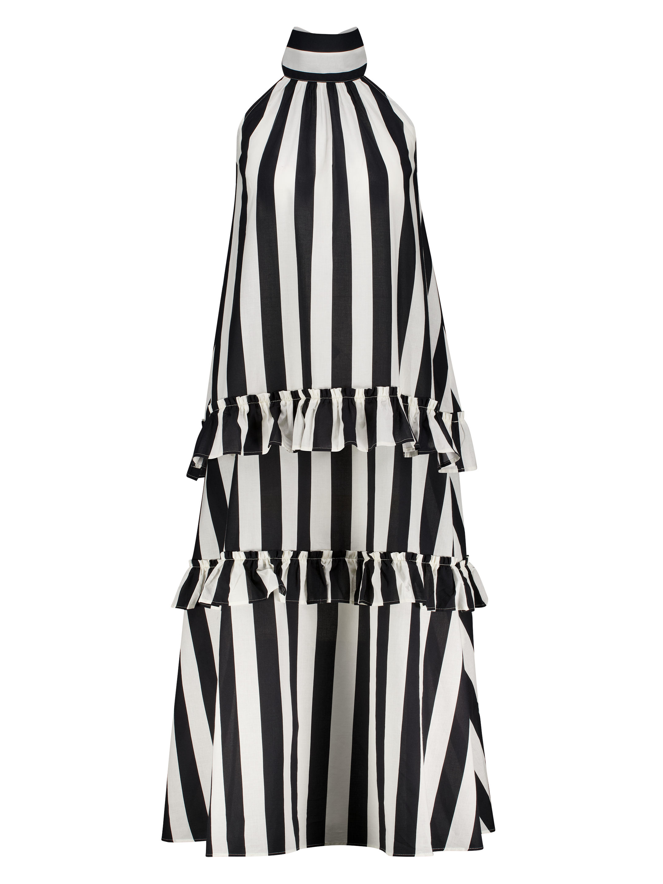 Kleid Streifen Schwarz und Weiß Singapore GirlsMustHave