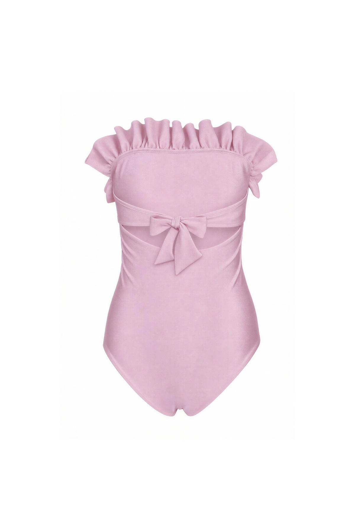 Angela - Ruffled bustier one-piece - Uni Essentiel