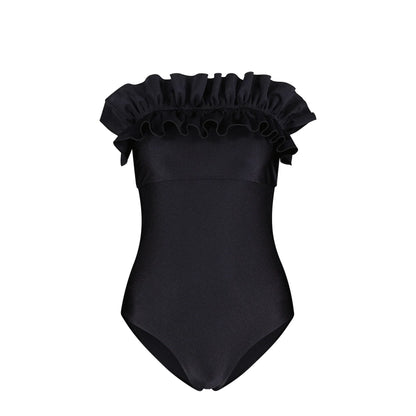 Angela - Ruffled bustier one-piece