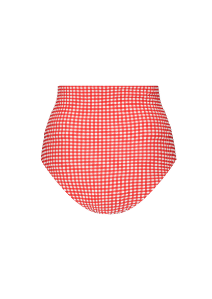 Ara - High-waisted bikini brief Vichy