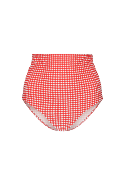 Ara - High-waisted bikini brief Vichy