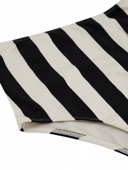 Ara - High-waisted bikini brief stripes