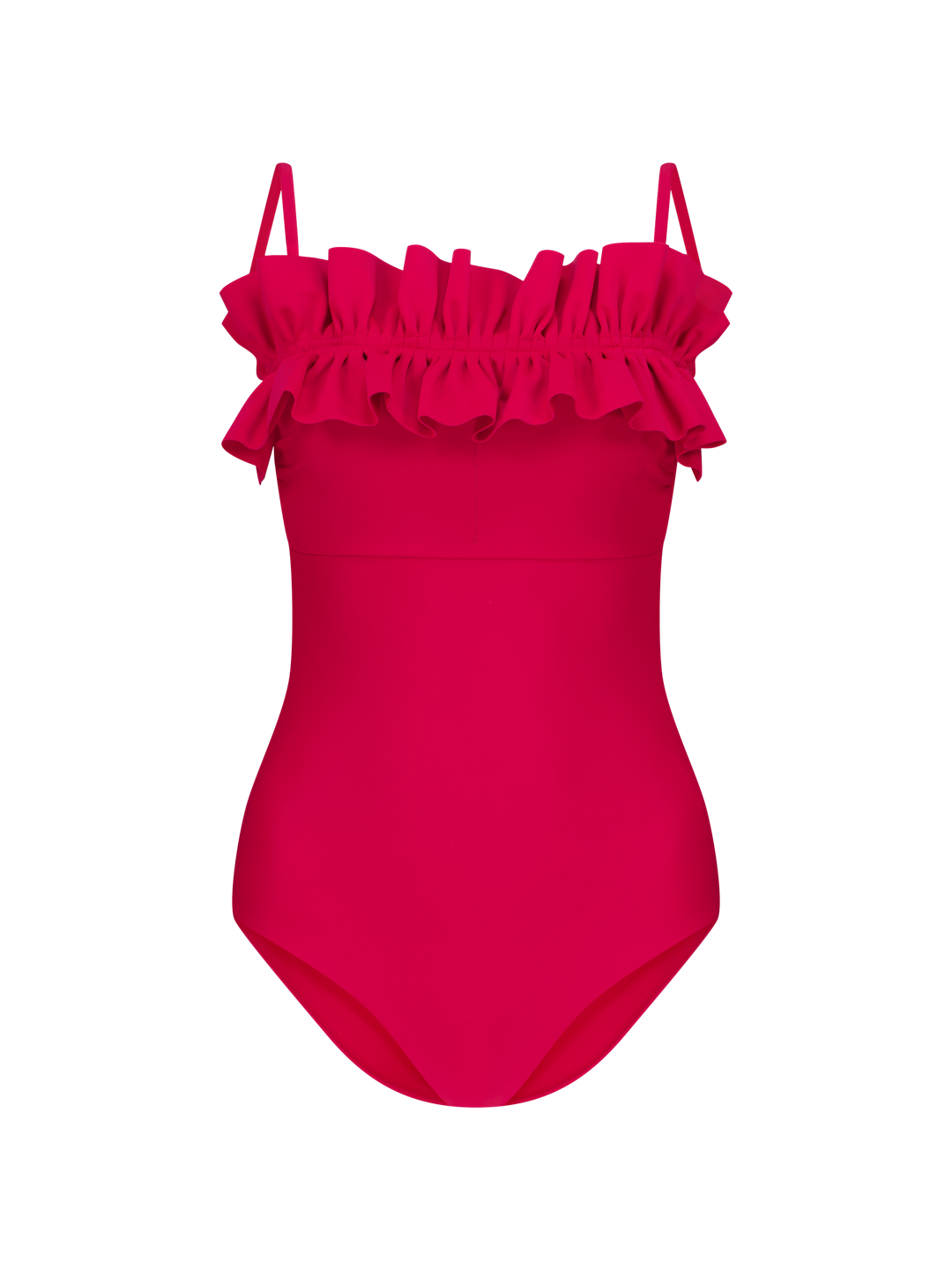 Angela - Ruffled bustier one-piece