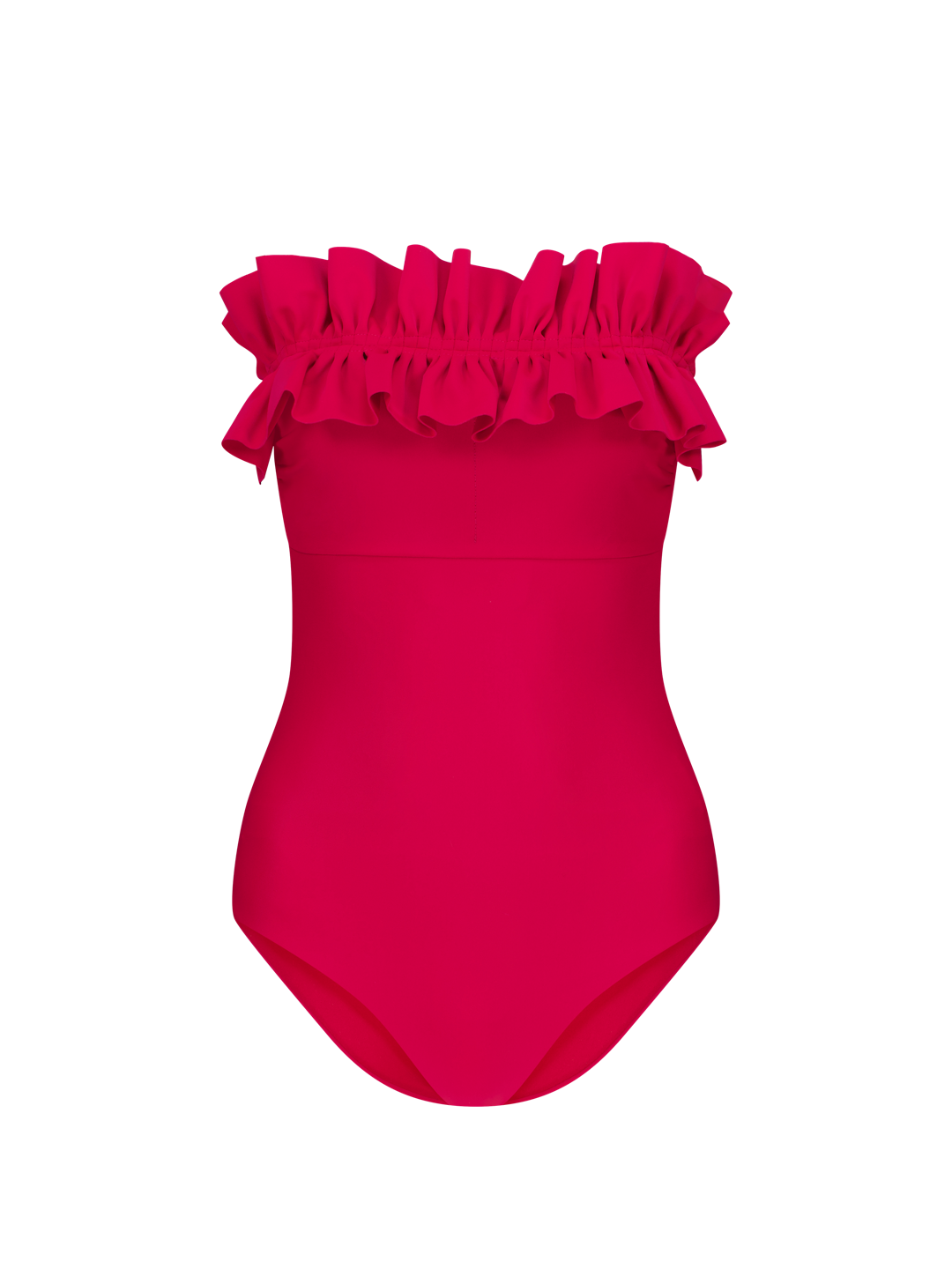 Angela - Ruffled bustier one-piece