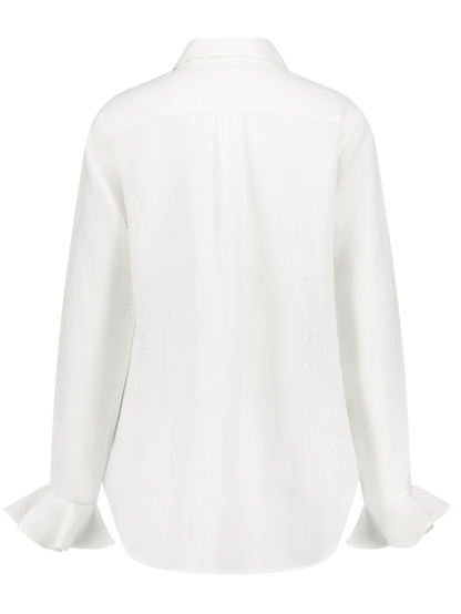 Bee - Linen shirt with ruffles