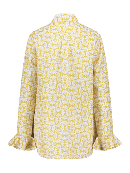 Bee - Linen shirt with ruffles