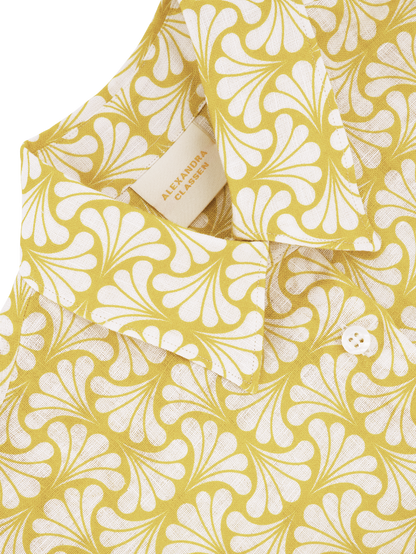 Bee - Linen shirt with ruffles