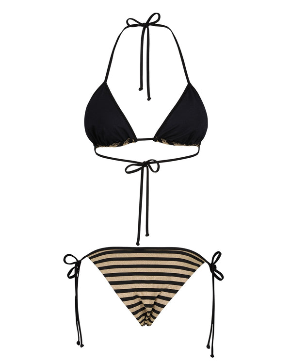 KATE Black and Gold - Two Piece Luxury Swimsuit