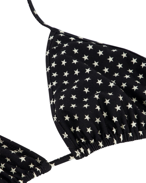 KATE Black and Ivory stars - Two Piece Luxury Swimsuit