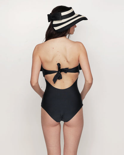 Angela - Ruffled bustier one-piece