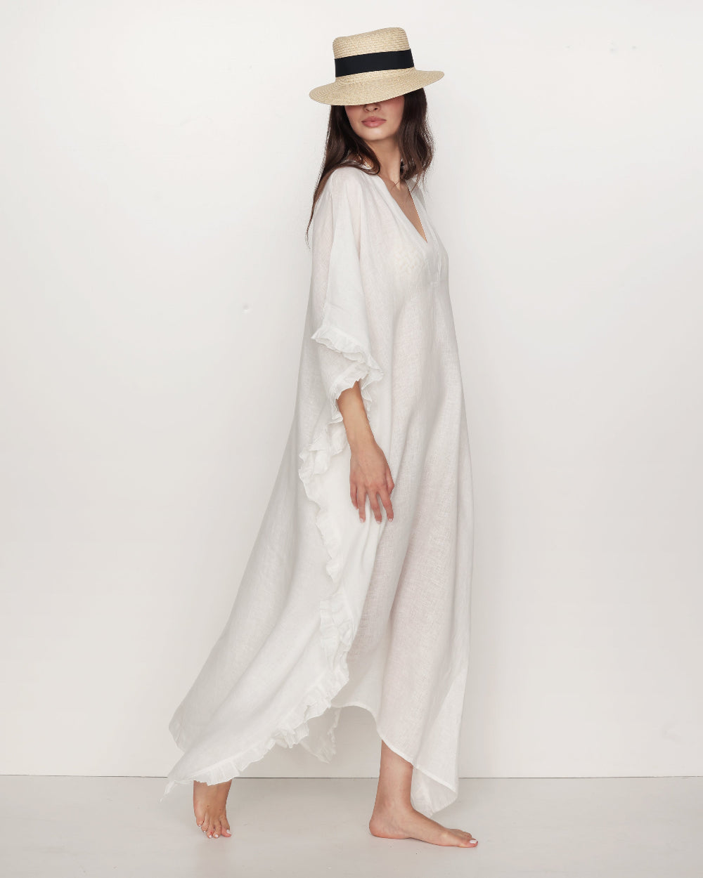 Baia - Long linen kaftan