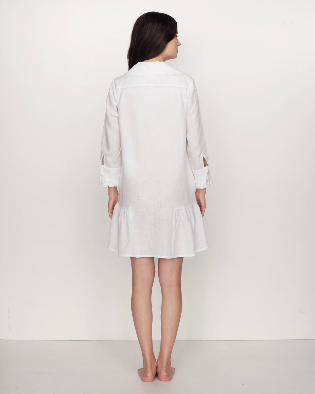 Bianca - Robe-chemise en lin