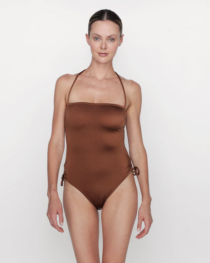 Joan - Une-pièce nageur à liens réglables