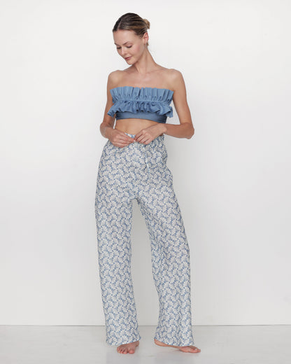 Bo - Weite Leinenhose