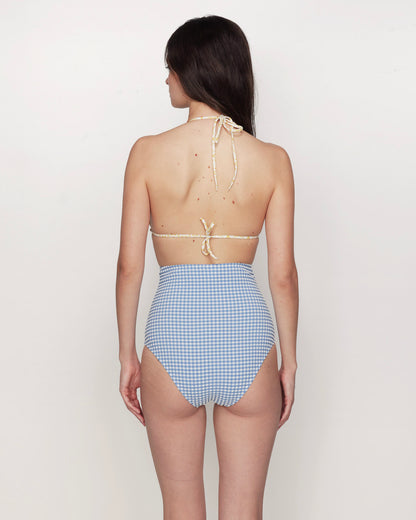 Ara - High-waisted bikini brief Vichy