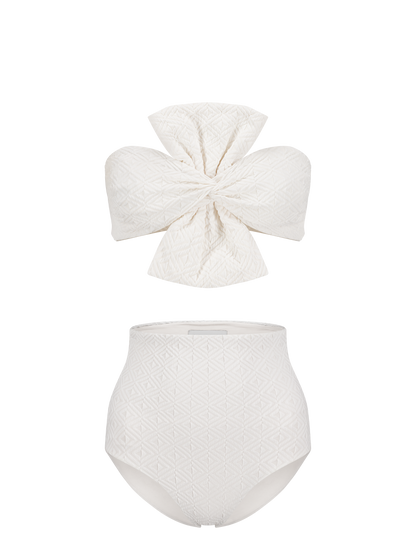 Ara - High-Waisted Bikini bottom - Saint Barth