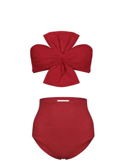 Ara - High-Waisted Bikini bottom - Saint Barth
