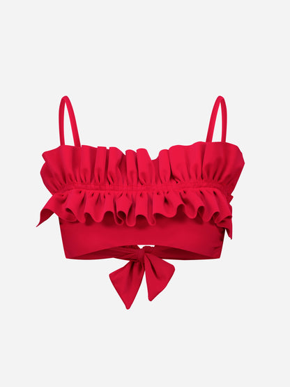 Nath - Ruffled bandeau top