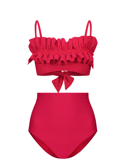 Nath - Ruffled bandeau top