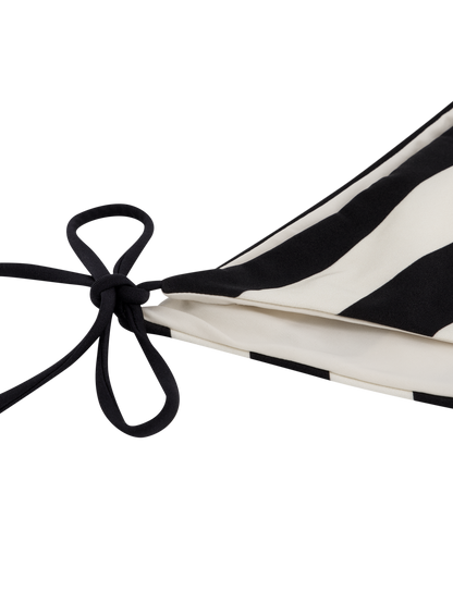 Poppy - Tie-side bikini brief stripes