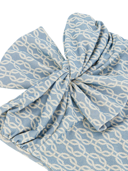 Raquel - Bow bustier one-piece