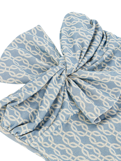 Raquel - Bow bustier one-piece