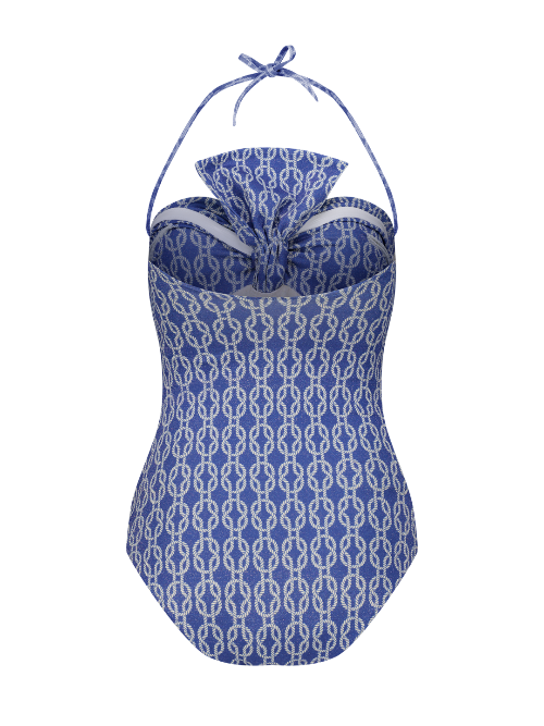 Raquel - Bow bustier one-piece