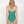 RAQUEL - Green Bow-detail bandeau swimsuit