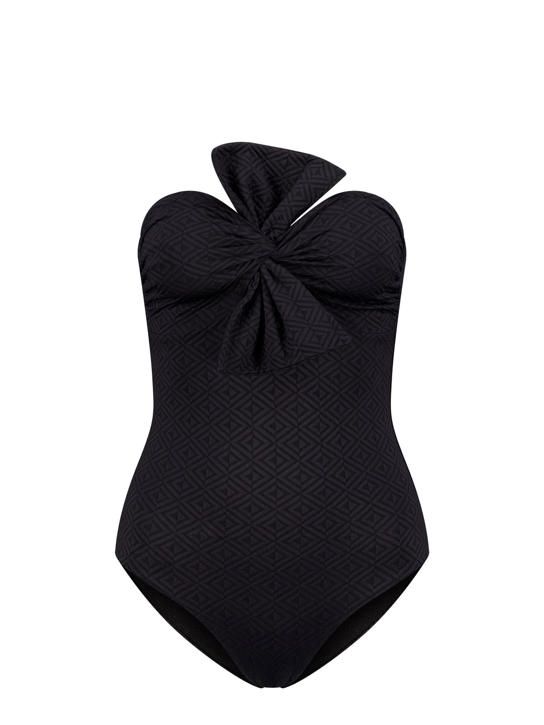 Raquel - Bow One-Piece Bandeau swimsuit - Saint-Barth