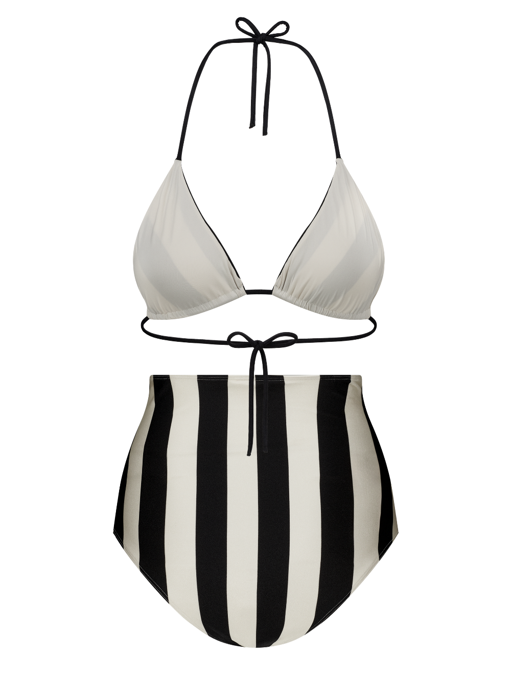 Ara - High-waisted bikini brief stripes