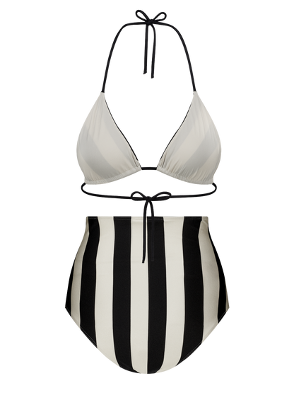 Ara - High-waisted bikini brief stripes