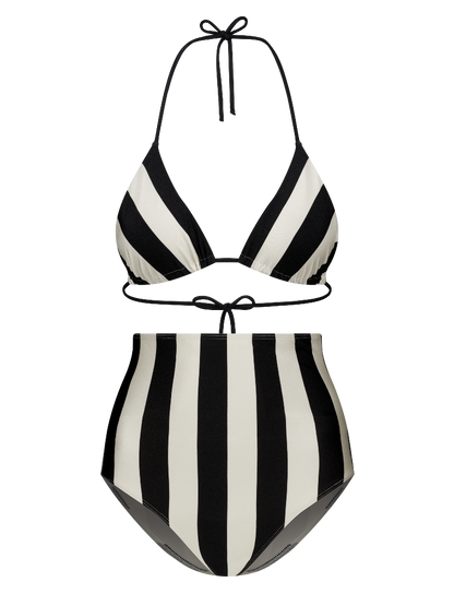 Ara - High-waisted bikini brief stripes
