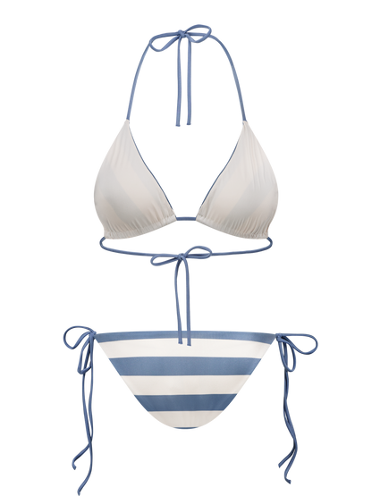 Scarlett - Triangle bikini top stripes