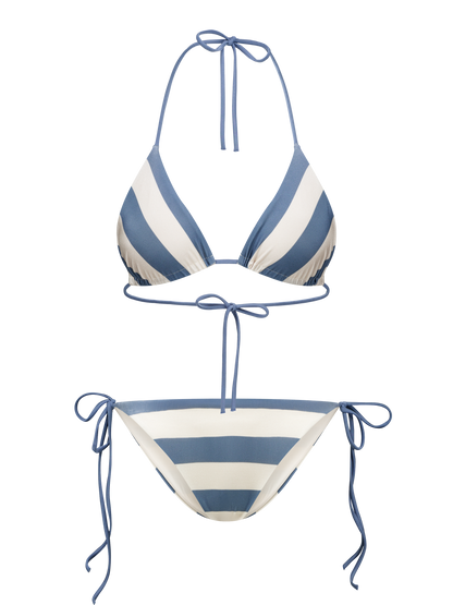 Scarlett - Triangle bikini top stripes