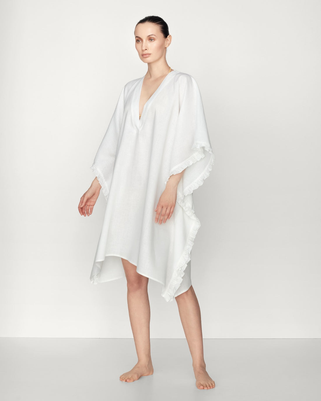 Karen - Kaftan kurz - Baumwollvoile